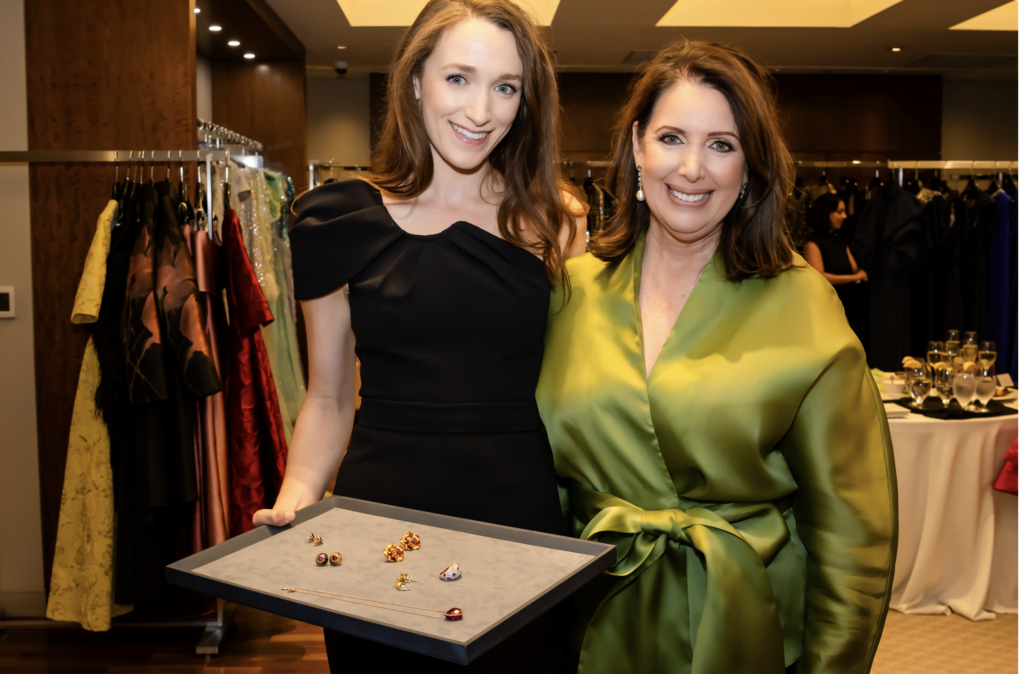 Jennifer Graves, Julie Roberts at the Elizabeth Anthony annual fashion evening benefiting the American Heart Association  (Photo by Christina Griffin)